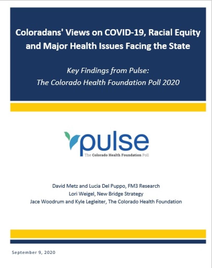 Analysis: Coloradans’ Views on COVID-19, Racial Equity and Major Health Issues Facing the State